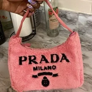 Prada Bags New Pink Prada Reedition 200 Terry Mini Bag Faux
